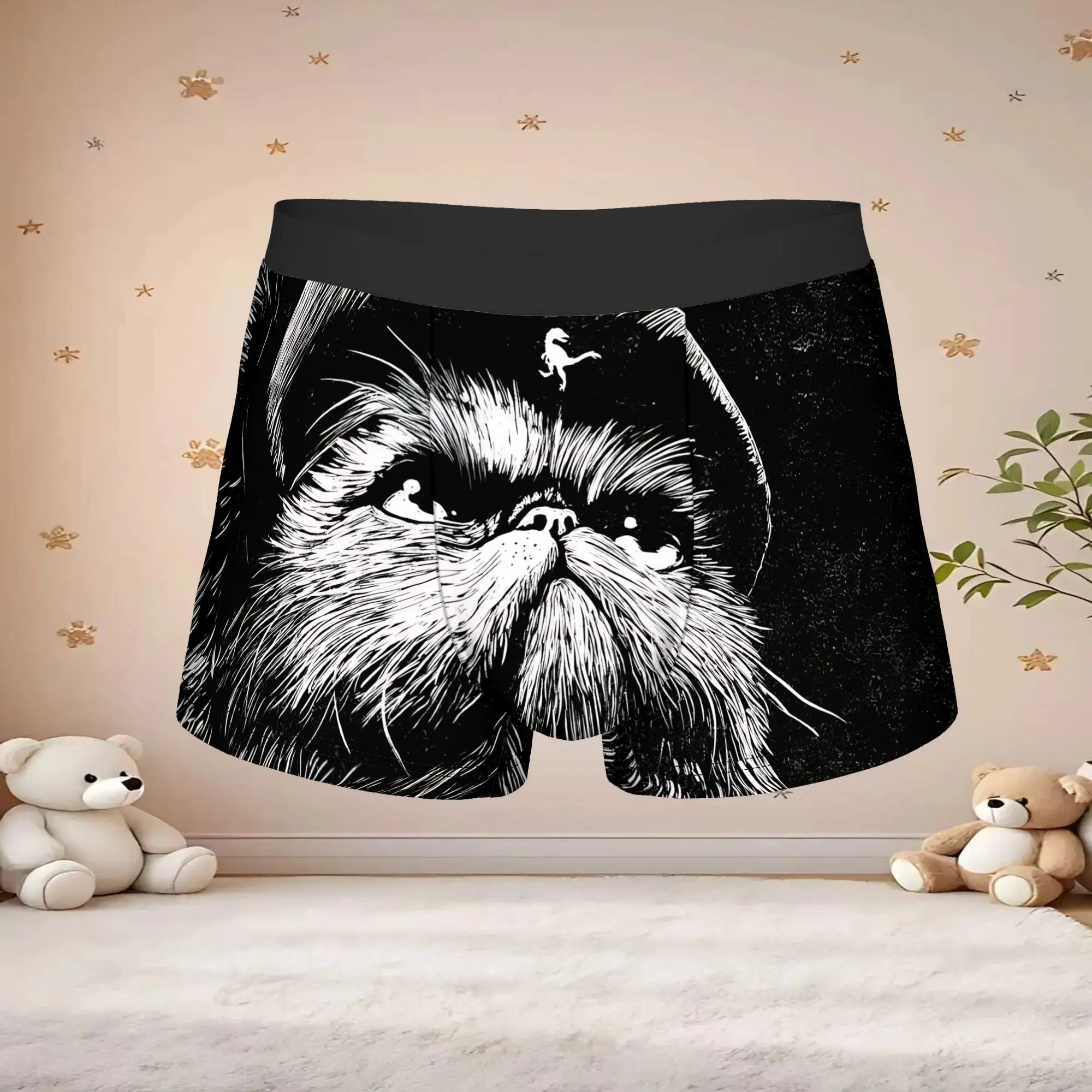 1pc Popular  Princess Donut Dungeon Crawler Carl boxers  Novelty Panties Men's Underwear Print Shorts Boxer Briefs