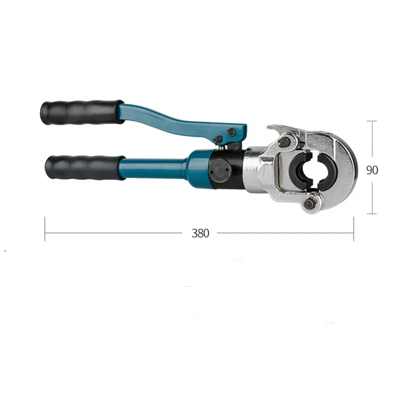 ポータブルアルミニウムプラスチック PEX PB パイプ手動ハンド油圧配管プレス圧着ツール