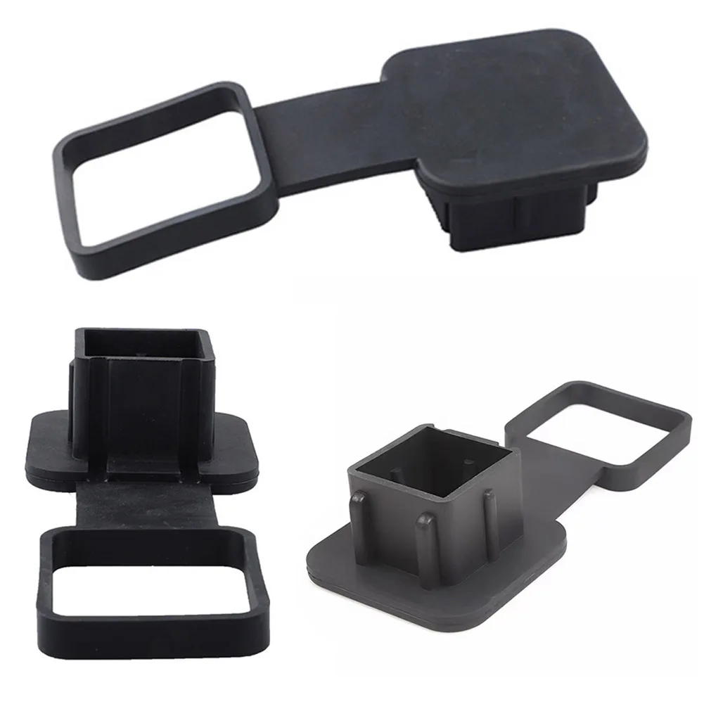 2/1PC Trailer Hitch Receiver Cover Plug Waterproof Trailer Hitch Cover Dustproof 2 Inch Receiver Auto Square Plug Tow Hook Cover