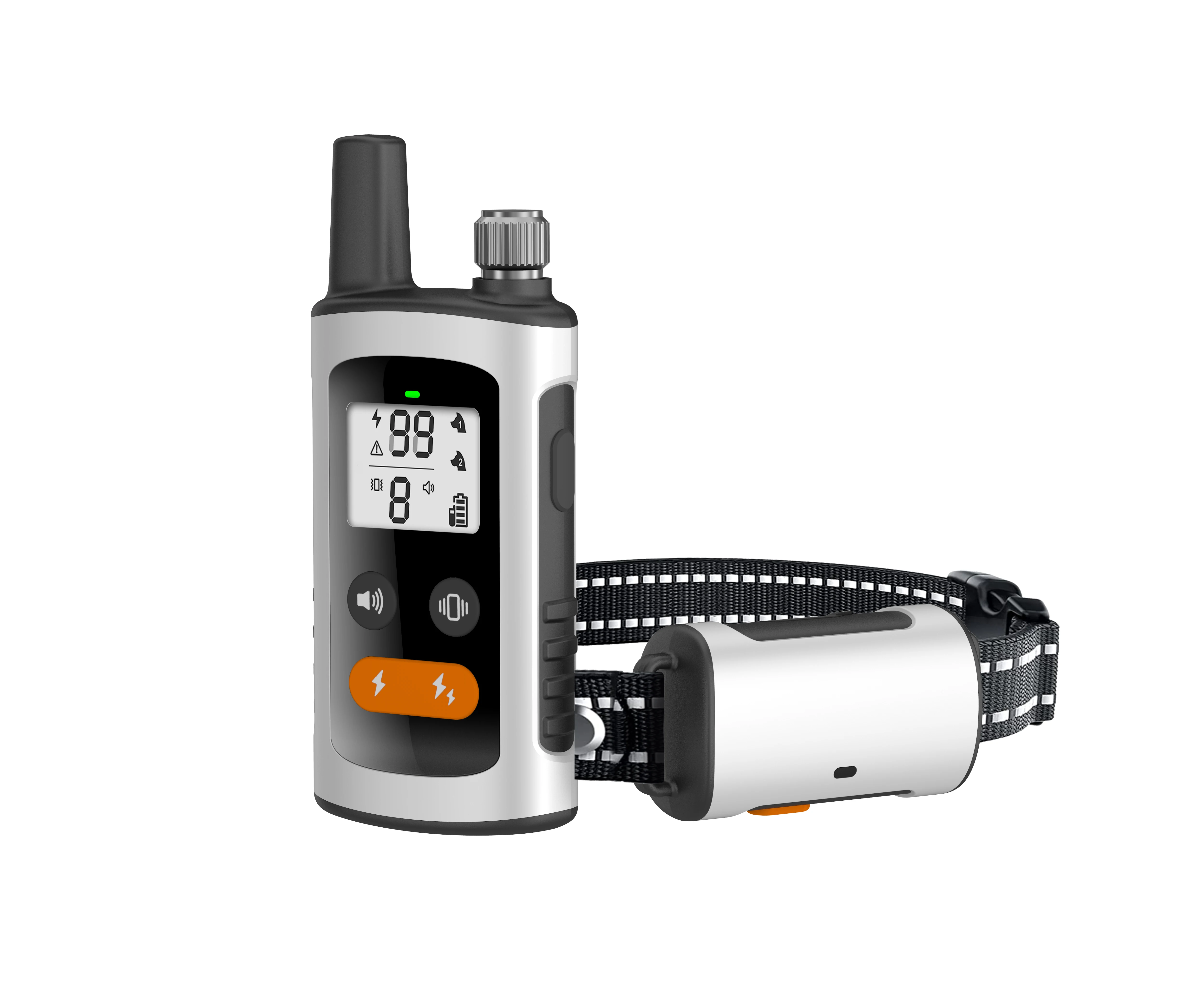 Rechargeable 99-Level Waterproof Smart Dog Collar Custom SAP Weight High-Durability Anti-Bark Electronic Trainer For Dogs