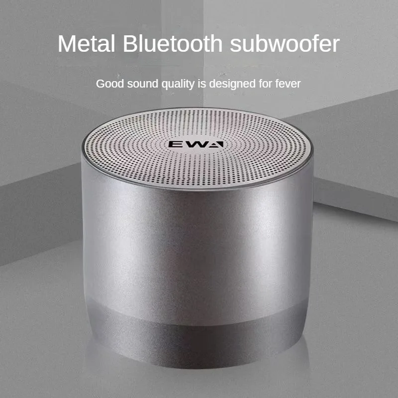 

EWA A3 Mini Bluetooth Speaker Heavy Bass Portable subwoofer Plug in Mobile Outdoor Metal Wireless Sound System