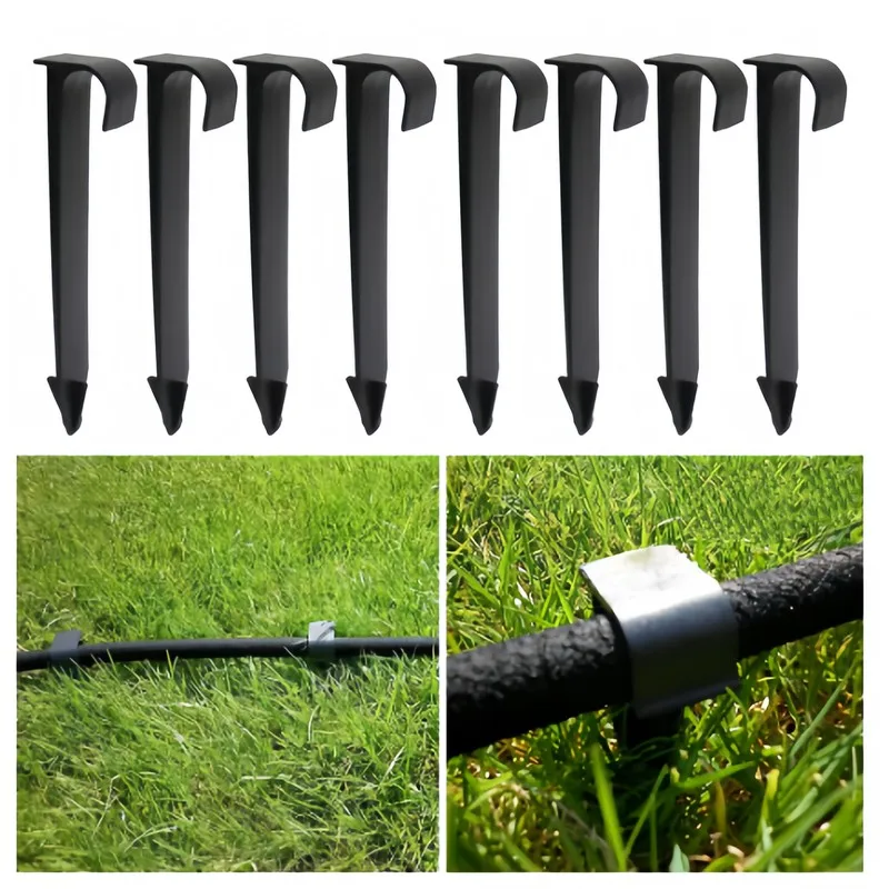 Courtyard Garden Practical 73pcs Water Pipe Fixing Stake Sturdy Support Drip Hose/Garden Hose For Lawn Watering Easy Install