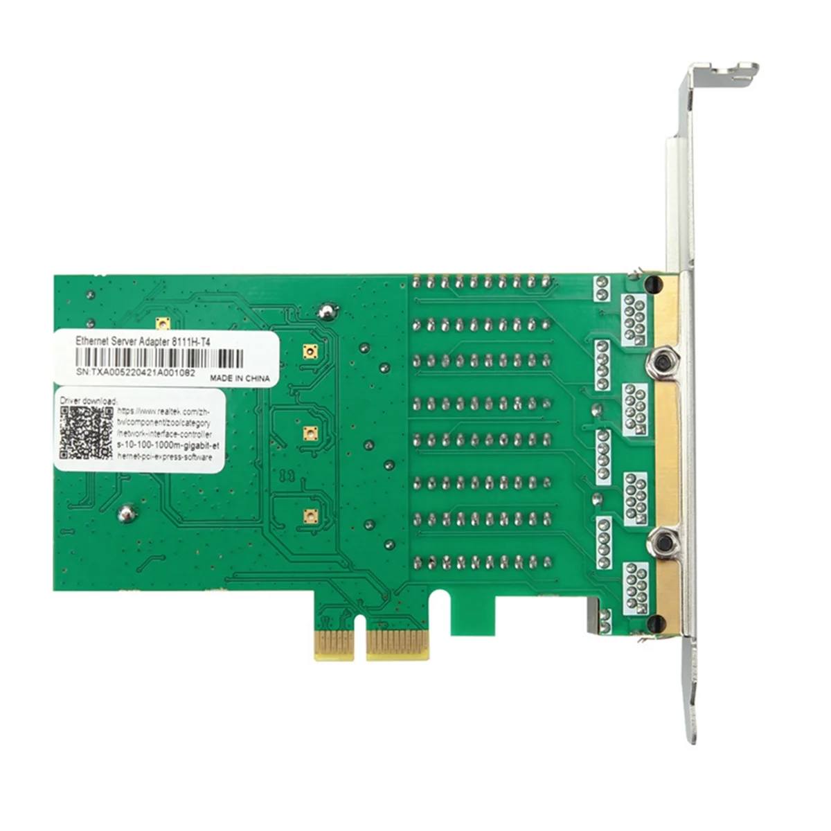 

4-портовая сетевая карта PCI Express X1 к RJ45 RTL8111H чип 10/100/1000 Мбит/с Gigabit Ethernet Lan Card для настольного ПК