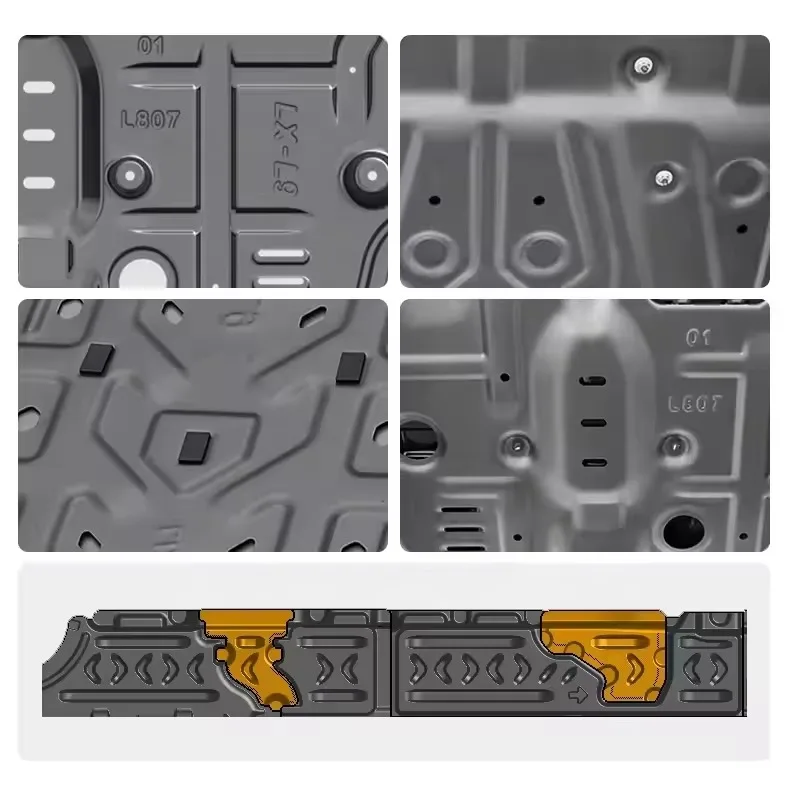 Engine Guard Cover Battery Pack Protection Skid Plate Chassis Guard for Lixiang L8 Accessories