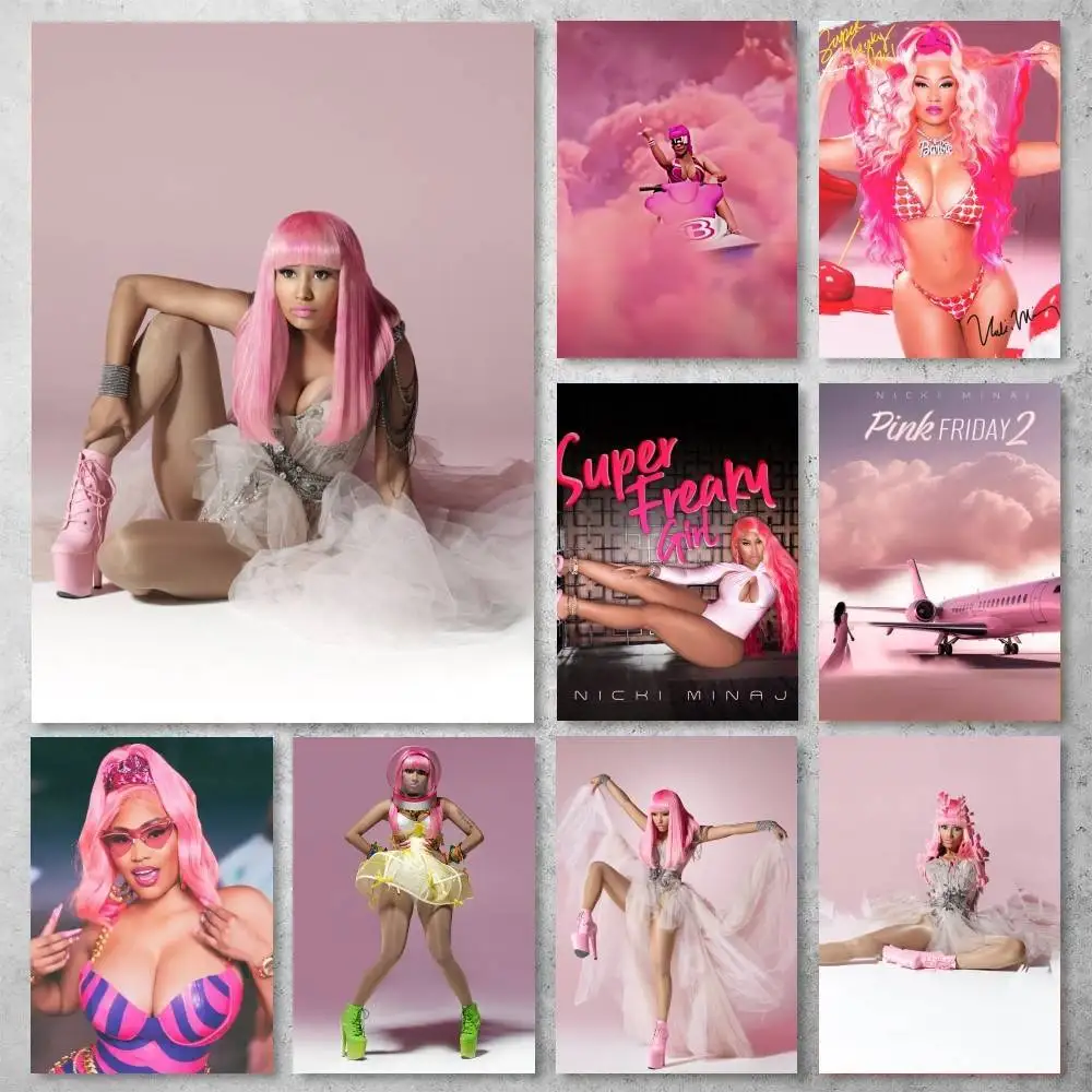 Nicki Minaj Pink Friday Poster Sticker HD Quality Home Room Wall Decoration