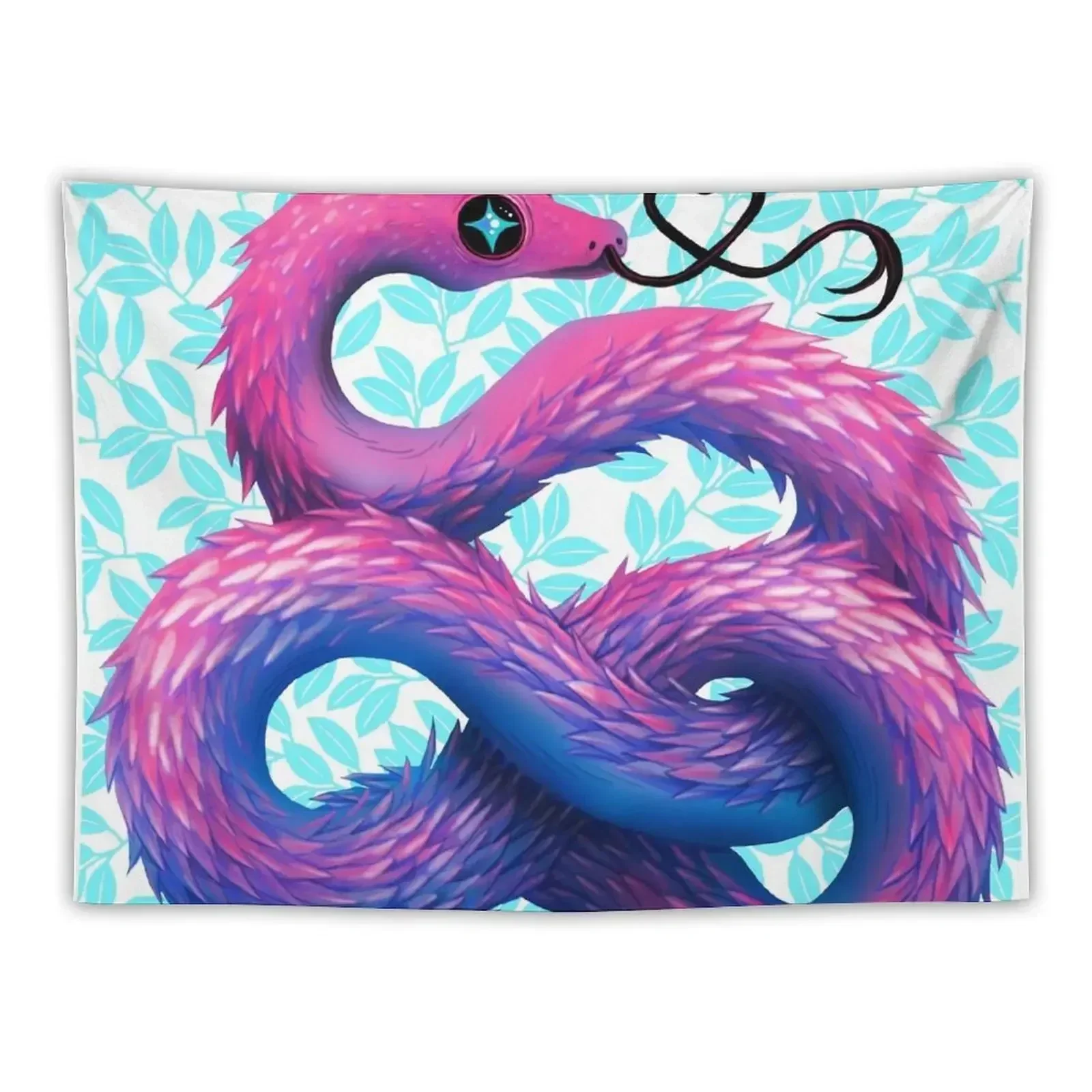 

Cotton Candy Snake Tapestry Japanese Room Decor Wall Decor Hanging Room Decore Aesthetic Tapestry