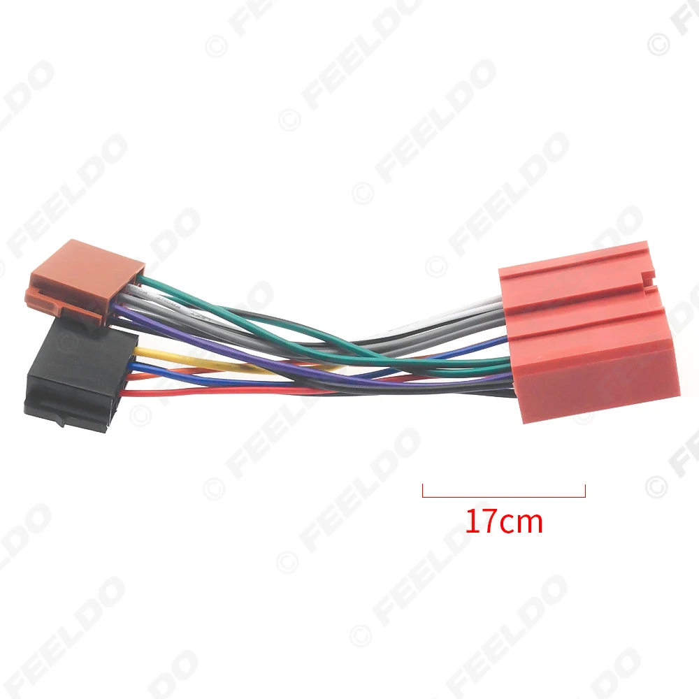 FEELDO Adattatore per cavo con spina di conversione audio stereo per auto non distruttivo per cablaggio radio MAZDA CD femmina