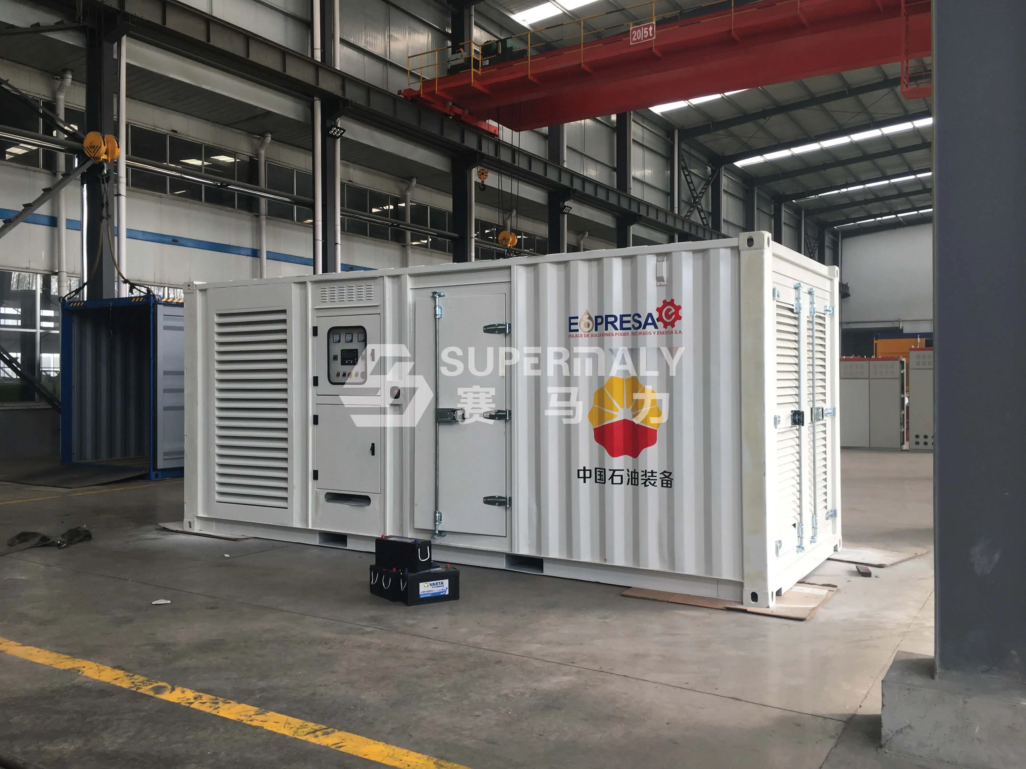 Tipo grupo gerador diesel do recipiente do poder principal 2500KW 3000KVA com melhor motor