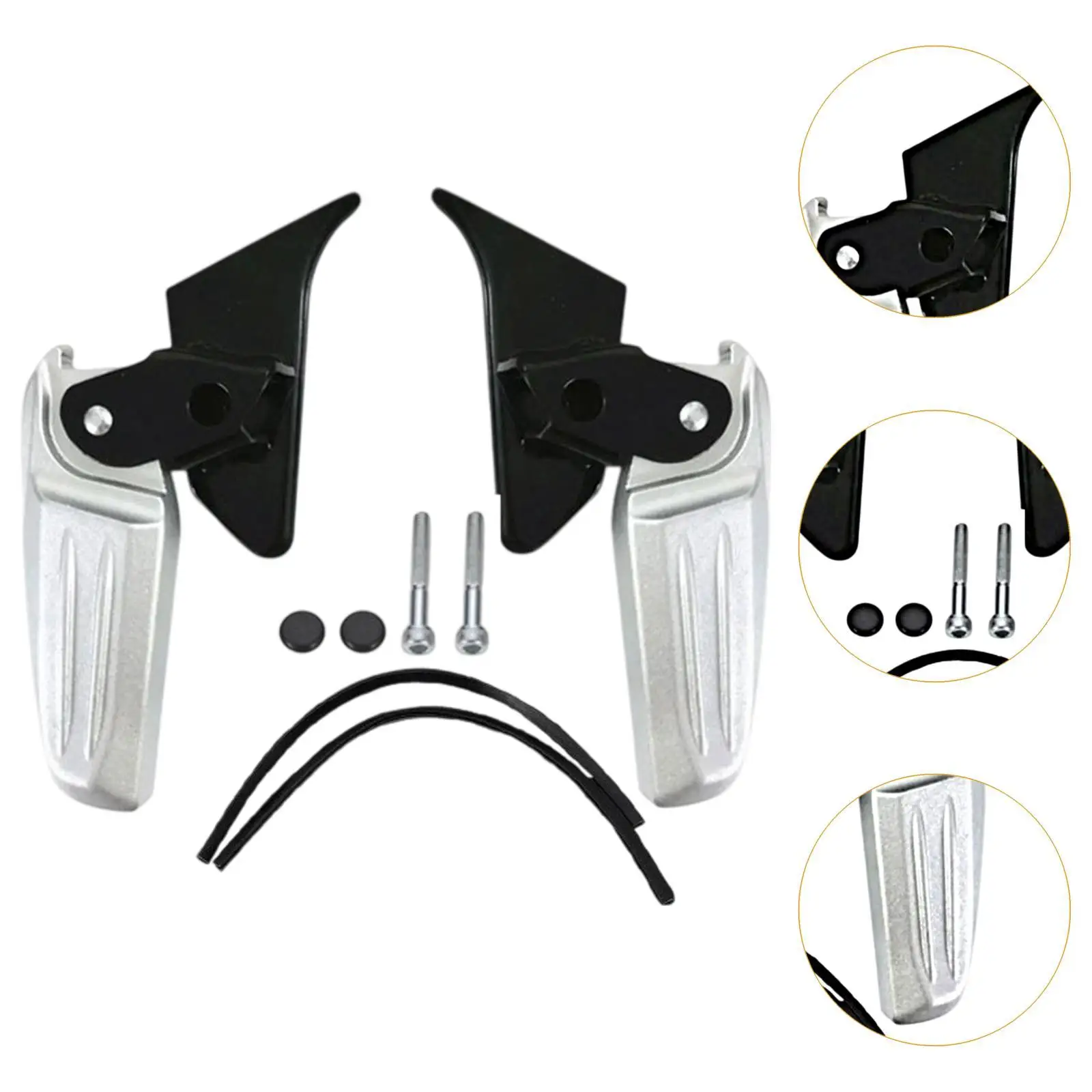 أوتاد قدم الدراجة النارية تدعم القدم المقاومة للصدأ لقطع غيار الدراجات النارية