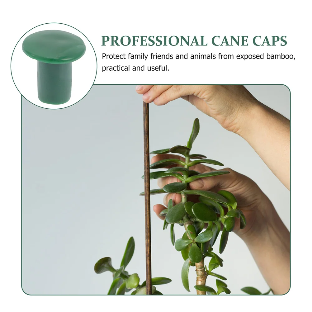 48 قطعة من البلاستيك قصب توبر خفيفة الوزن غطاء قضيب الحديقة لمزرعة الكرمة دعم القطب حماية غطاء الزاوية سياج قصب توبر