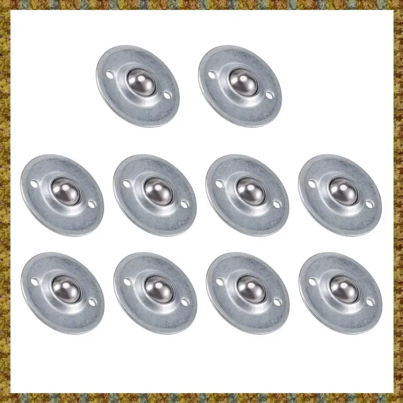 F-F 10Pcs CY-16B 5/8-Inch Bearing Steel Roller Ball Flange Conveyor Transfer Unit