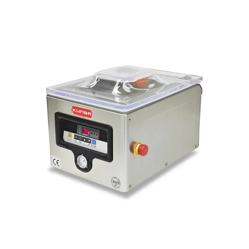 DZ-300 Kunba Electric Single Room Meat Food Sealing Commercial Industrial Bags Automatic Vacuum Packing Machine Film Glass