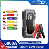 BUTURE Power Bank 6000A Jump Starter Portable Charger Car Booster 12V Auto Starting Device Emergency Car Battery Starter