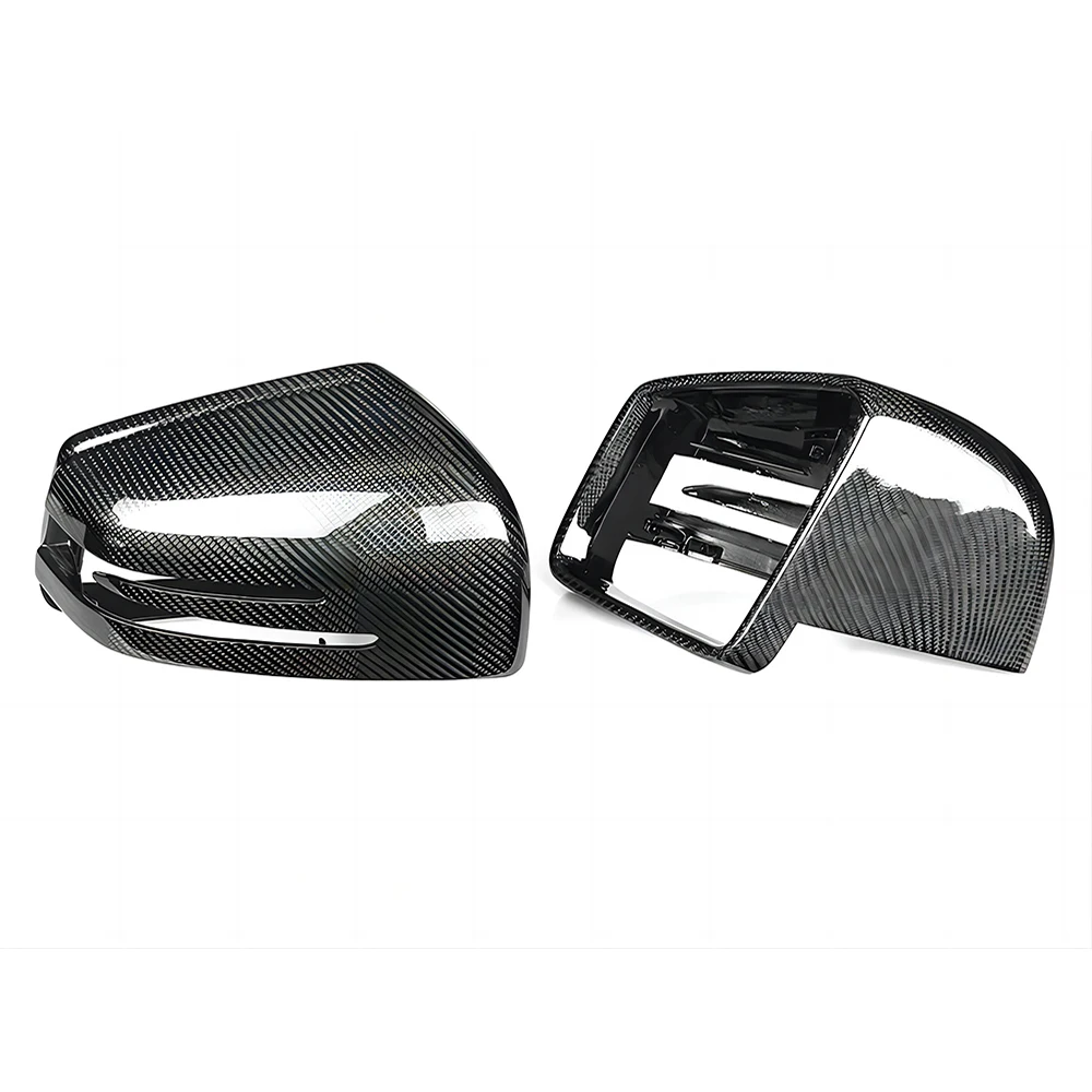 Replacement Rearview Side Mirror Covers Cap For Benz W463 X166 W251 G GLE GLS GL ML R Class OEM Regular or Dry Carbon Fiber