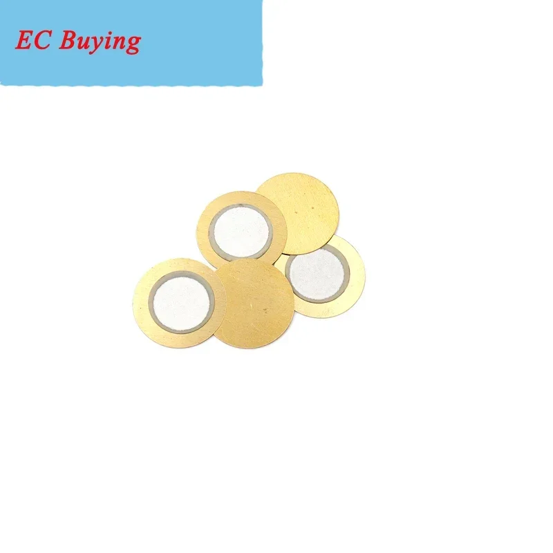10pcs/lot Diameter 15MM Copper Buzzer Piezoelectric Ceramic Plate