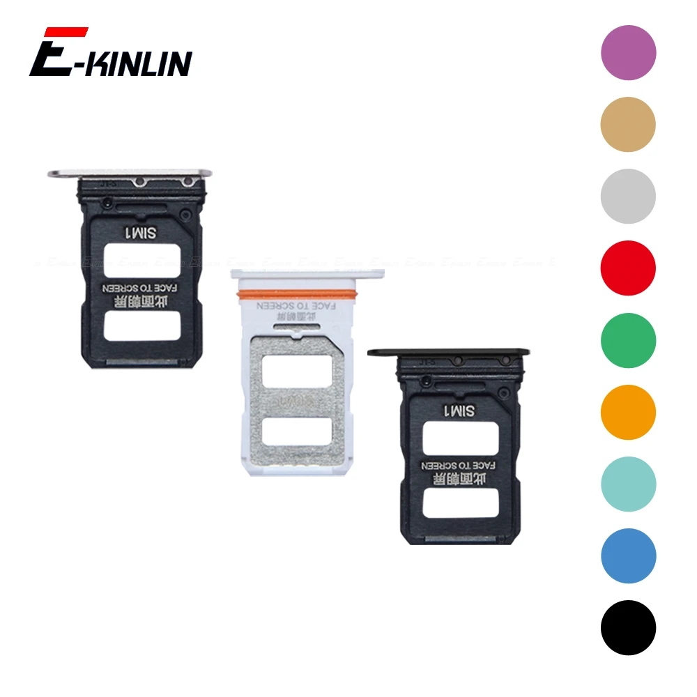 Sim Card Micro SD Card Tray Socket Holder Slot Container Connector Adapter Reader Parts For XiaoMi Mi 11T 11X 12 Pro Lite 5G