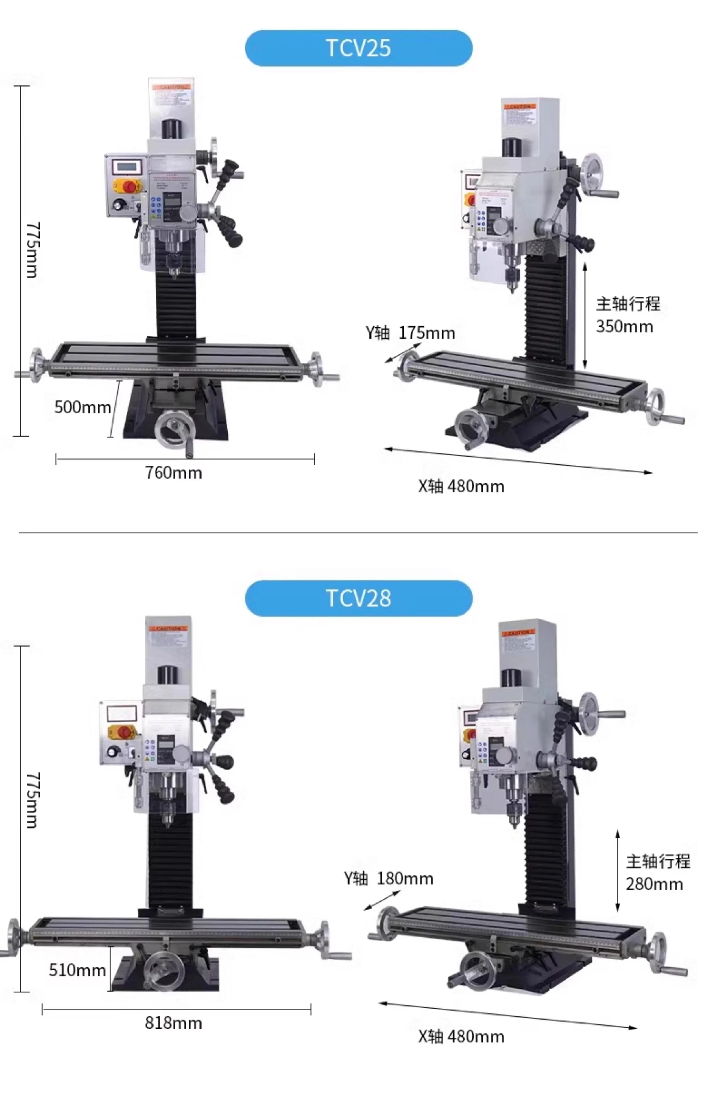 

Milling machine small household