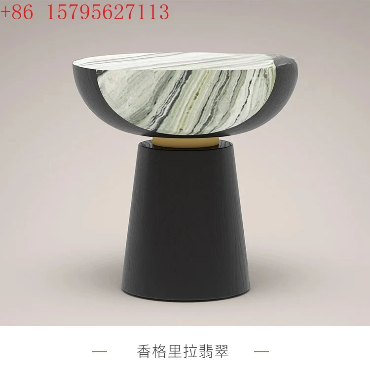 

Итальянский натуральный мраморный столик, мебель для маленькой квартиры, гостиная, круглый диван из массива дерева, боковой шкаф