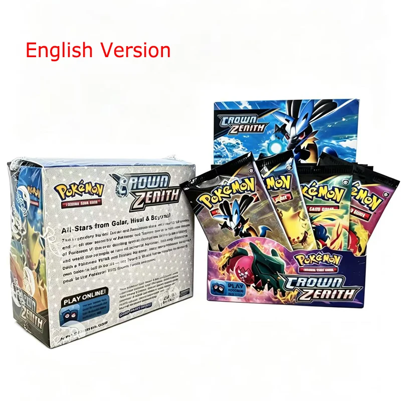 360Pcs Crown Zenith English VERSION Booster Battle Transaction Card Trading Cards Game Collection Cards