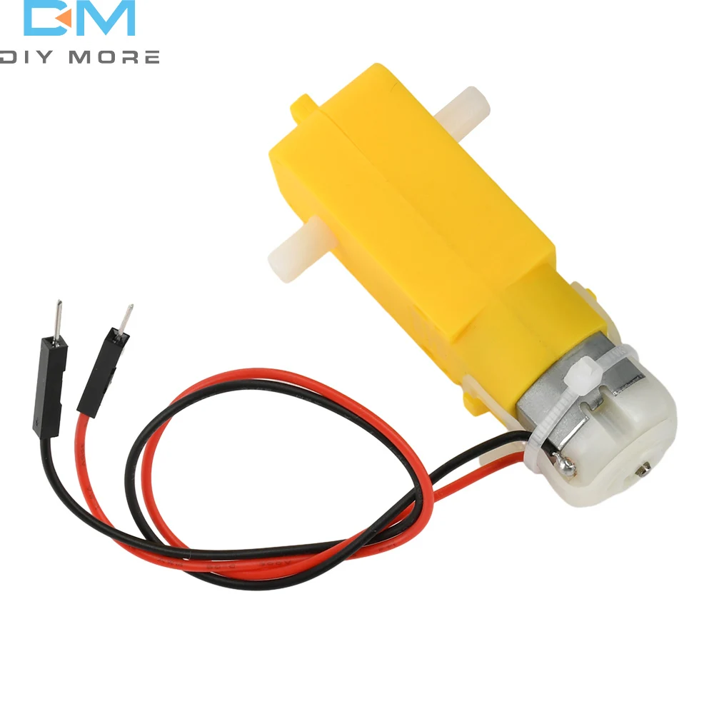 DC 3-6V TT Dual Axis Gear Motor 1:48 Reduction Motor Suitable for Arduino DIY Intelligent Automotive Robot