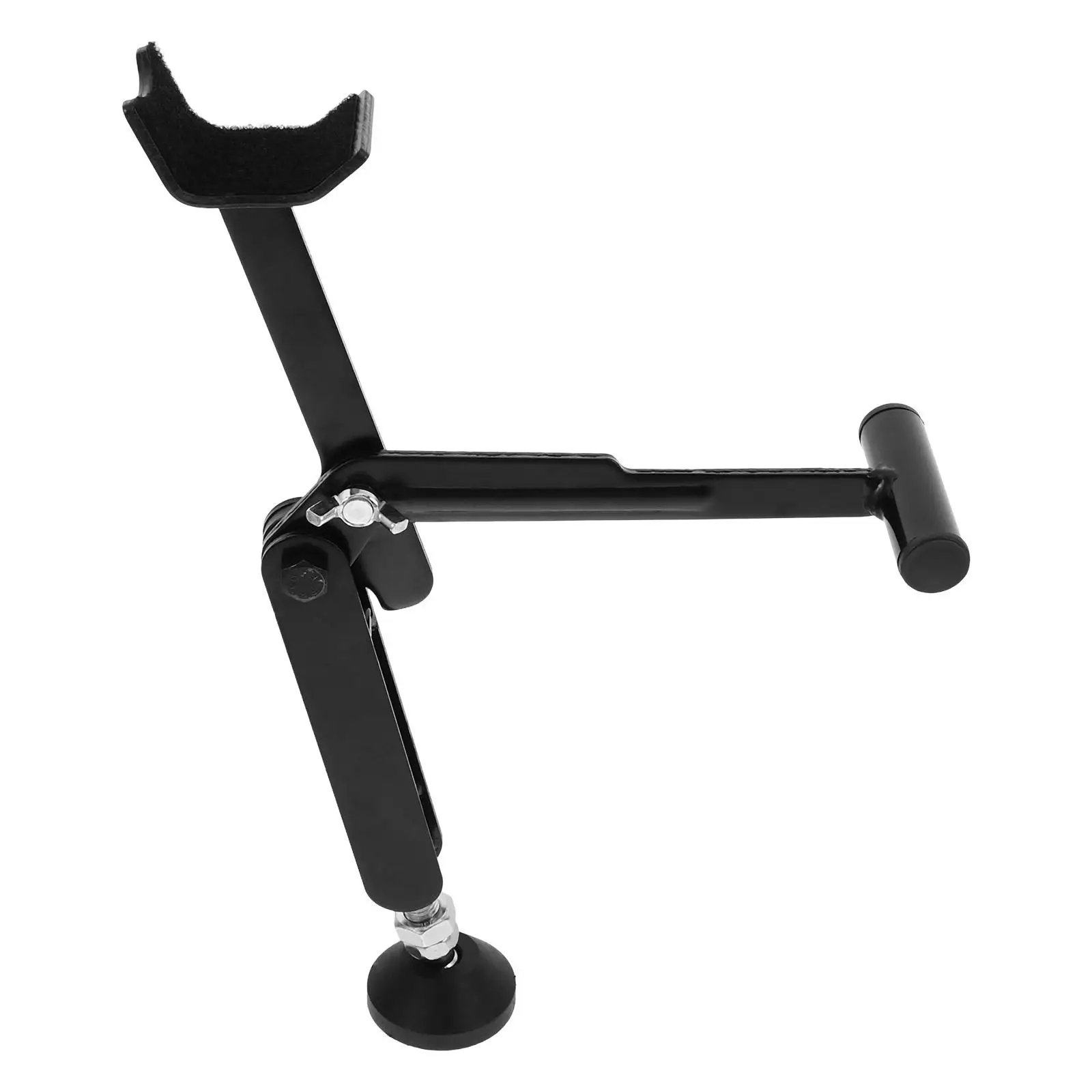 

Motorcycle Support Foldable Repair Maintenance Front Rear Wheel Lift Parking Rack Durable Effortless Stable