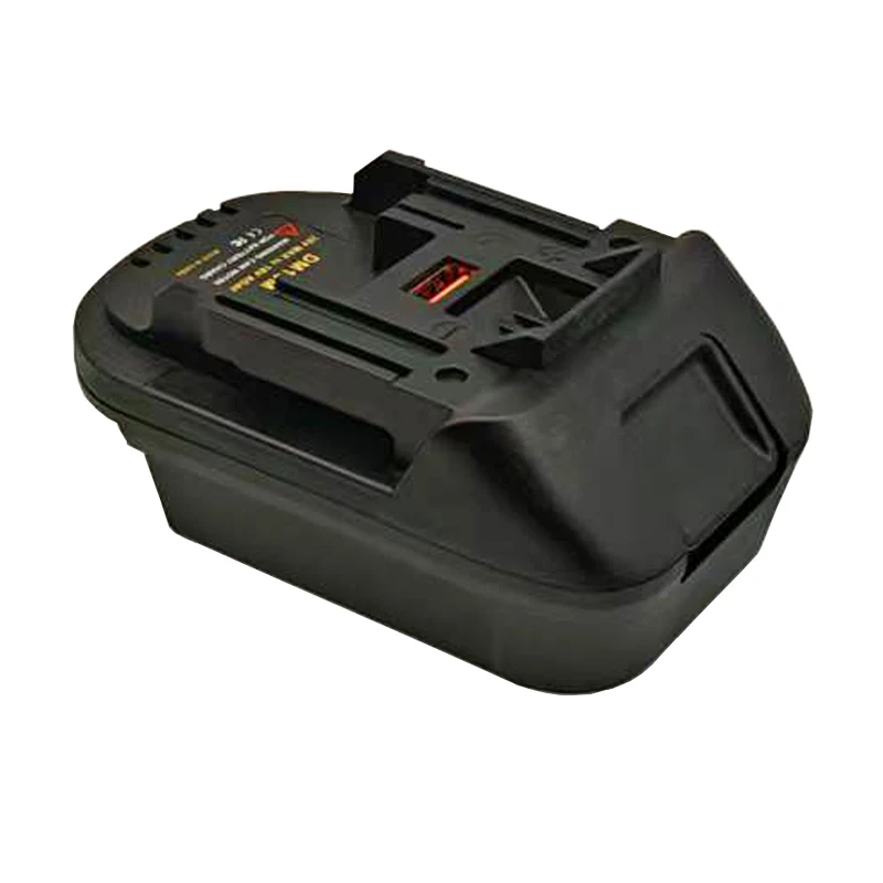 DM18M For Dewalt 20V For Milwaukee For M18 Li-ion Battery Case Converter Adapter USB Charger For Makita 18V Tool BL1830 BL1815