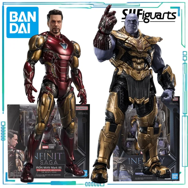 

Оригинальная серия BANDAI S. H. Figuarts, американская серия, Железный человек, МК85 и Танос (Бесконечная легенда), сбор готовой модели продукта