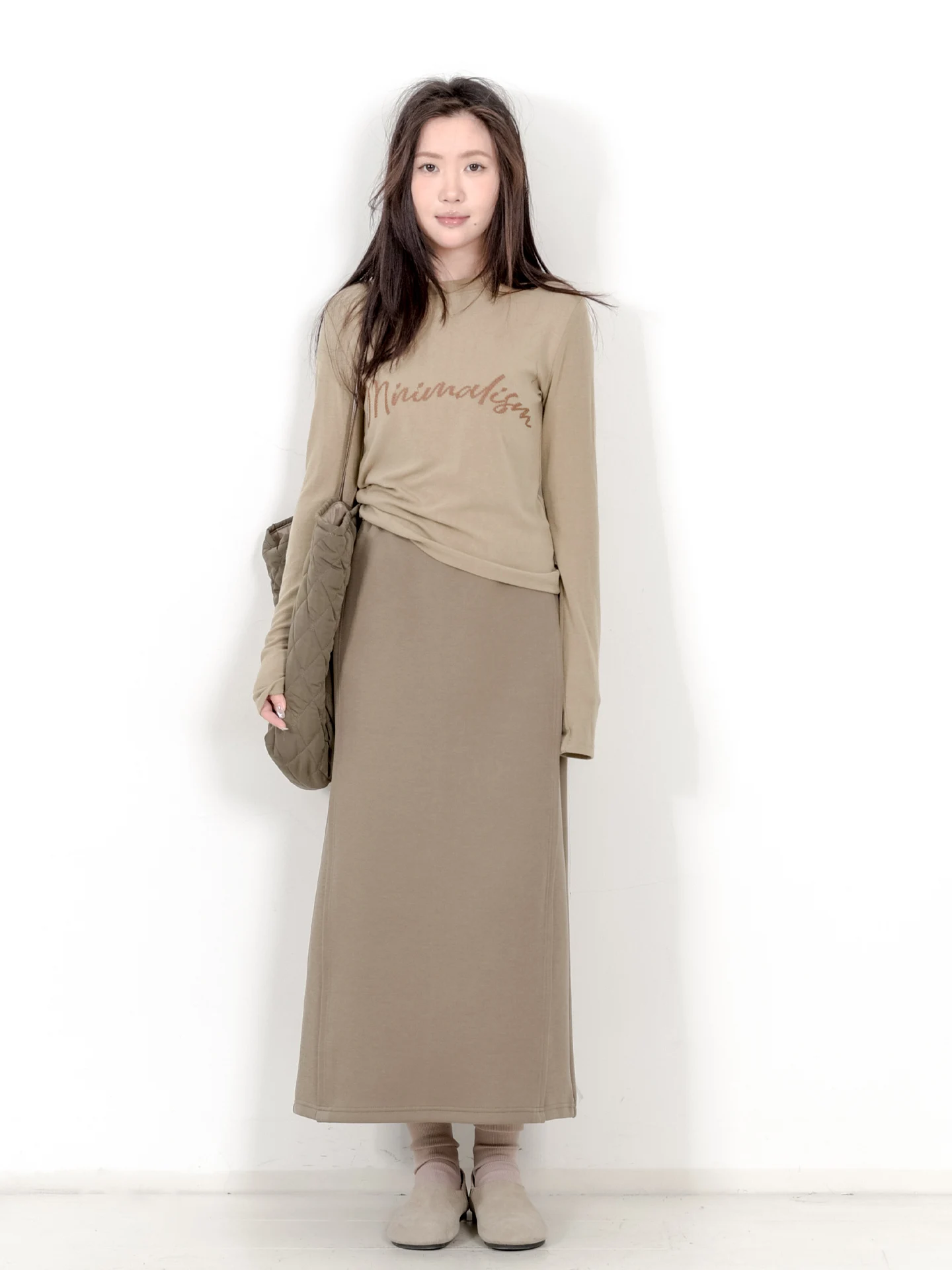 

Retro Sle Embroidered Slim Fit Long Sve round Ne T-irt Women's Faion Casual Cotton Blend Breathable Comfortable