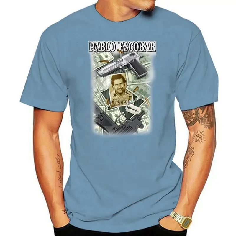 T-Shirt 2022 Fashion Men Hot Sale Men T Shirt Fashion Pablo Escobar Collage cool Shirts