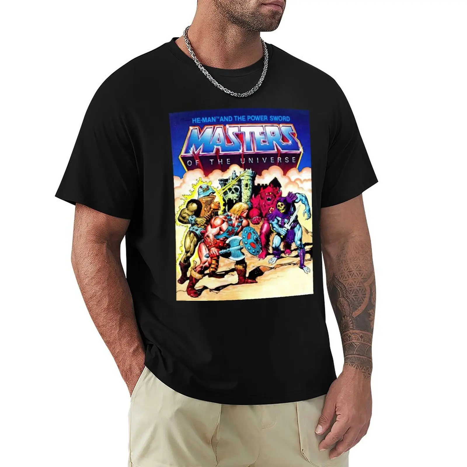 

Masters of the Universe T-Shirt blanks boys whites tees Men's clothing