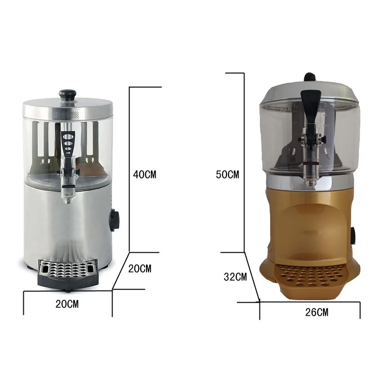 Hc02 Sweetct Italiaanse Warme Chocoladedispenser Machine Blender 110V En 220V Warme Chocolademachine 0-90 Graden Celsius 5l