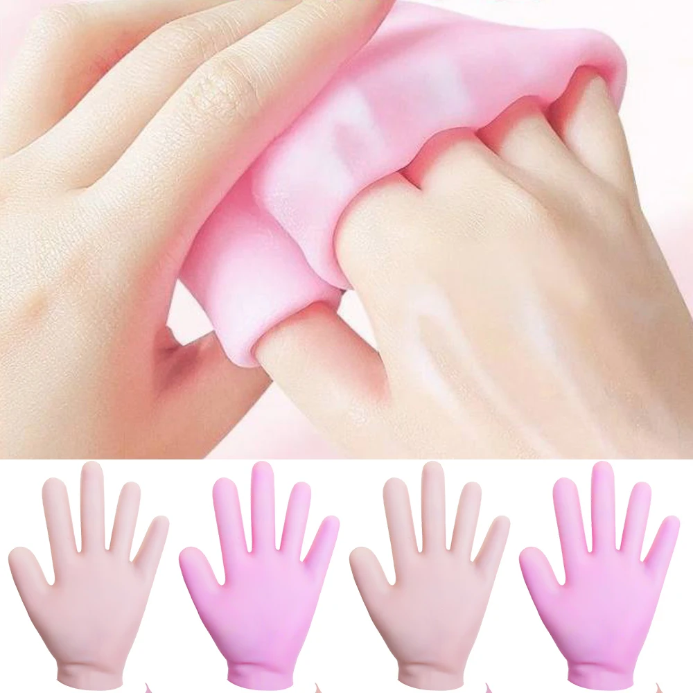 Silicone Moisturizing Gloves Foot Socks Gloves Reusable Prevent Dry Cracked Dead Skin Remover Protector Foot/Hand Care Tool Sock