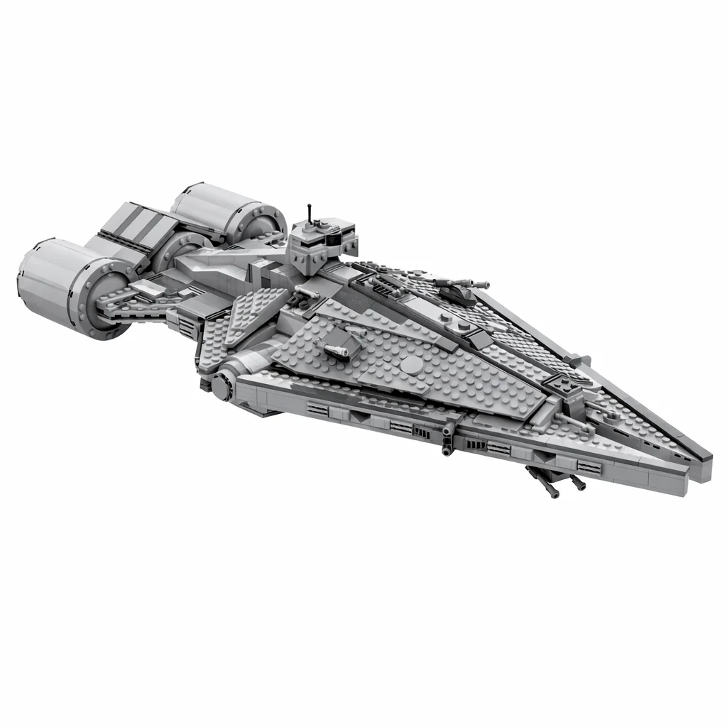 

MOC 1509PCS Space War Light Cruiser Building Blocks Interstellar Spacecraft Advanced Building Sets Adults Fun Man Toys Diorama