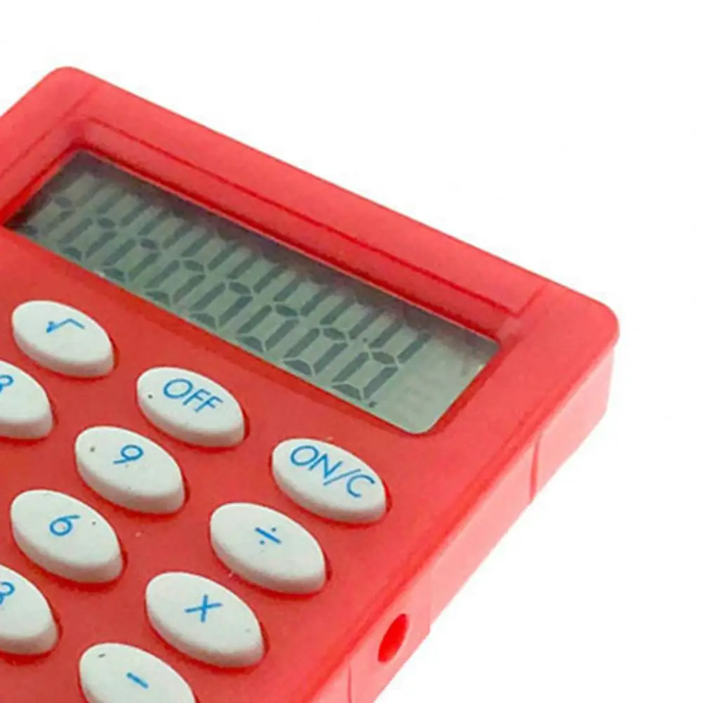 Alta precisão portátil Mini calculadora, alimentado por bateria, 8 dígitos Display, escritório e estudante