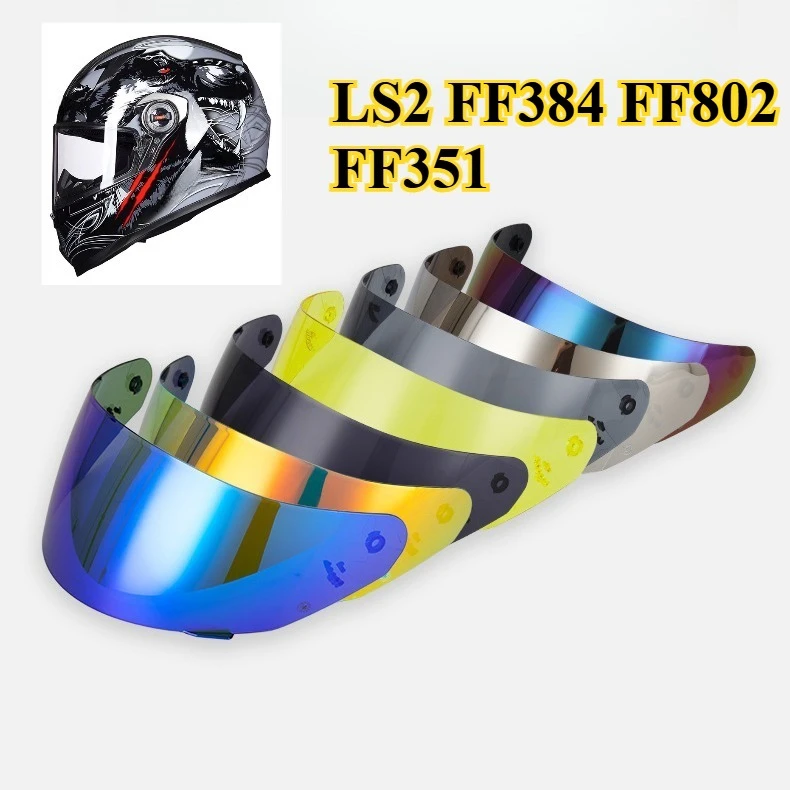 

Motorcycle Helmet Visor for LS2 FF384 FF802 FF351 Anti-UV Dustproof Helmet Lens Helmet Accessories Sunglasses