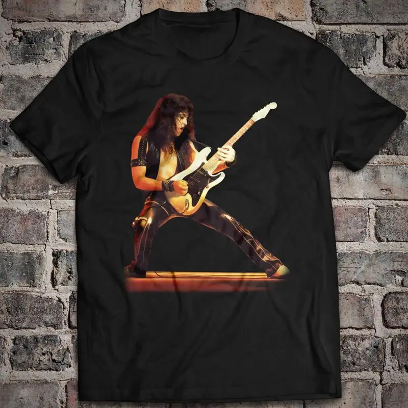 Jake E Lee Red Orange Light Guitar Photo T-Shirt