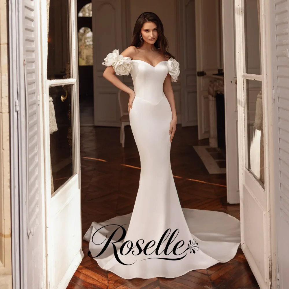 Wedding Qw - ROSELLE Prosta Suknia Ślubna Syrena Elegancka