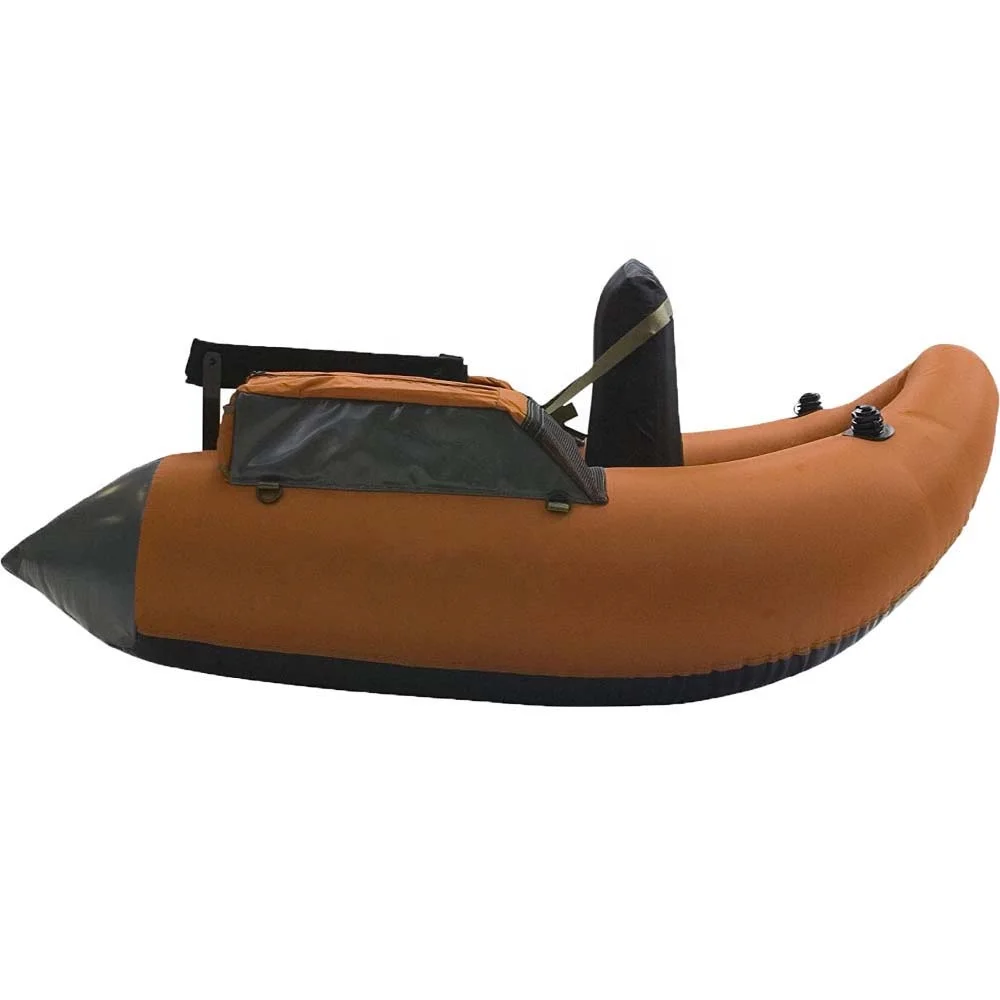 Made In China Customized 1.2mm Pvc Belly Boat Plastic Boat Fishing Boat For One Person