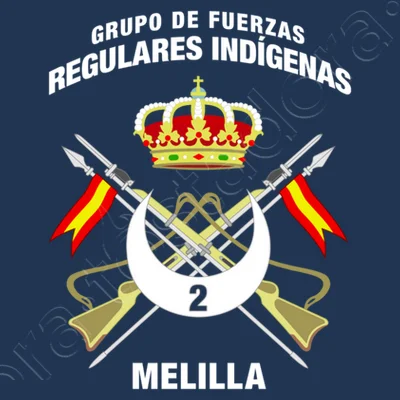 Grupo De Fuerzas Regulares Indigenas. Gfri 2 Melilla. Española Legión T-Shirt. Summer Cotton Short Sleeve O-Neck Mens T Shirt