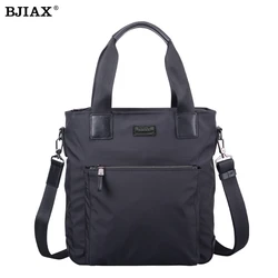 BJIAX-Bolso de mano coreano para hombre, bolsa de negocios, bolso cruzado informal Vertical, bolso de hombro, bolso de tela Oxford