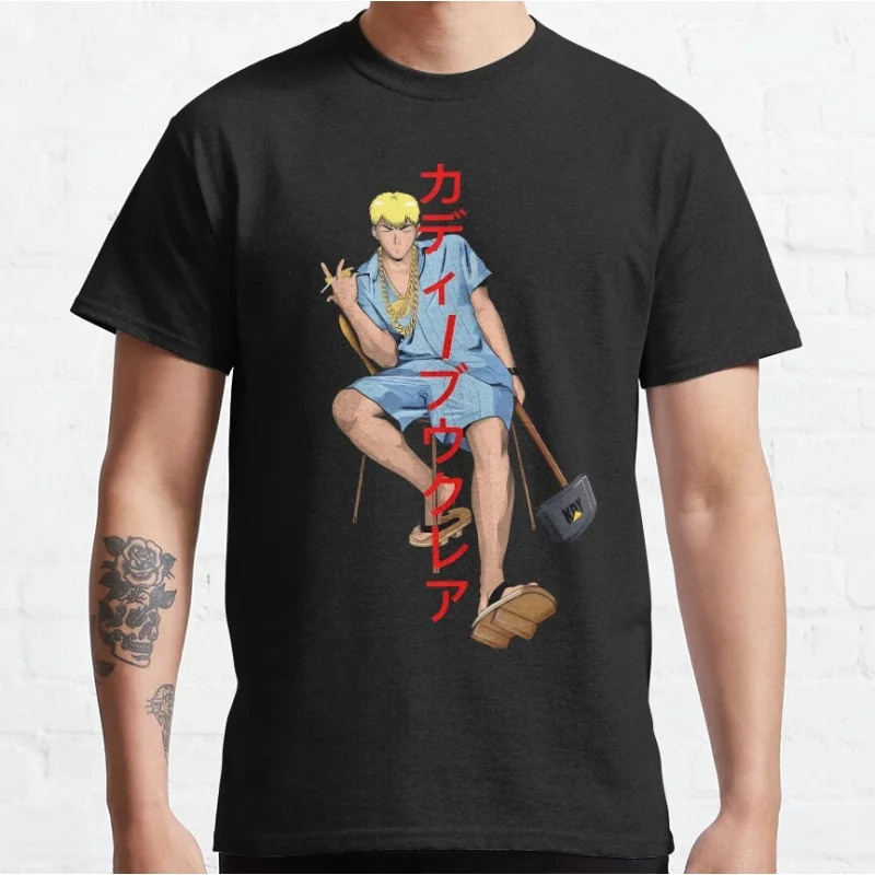 

1114 Great Teacher Onizuka Anime Gift t shirt 100% cotton print clothing Manga GTO Graphic Tee Y2K clothes Large size Tops S-6XL
