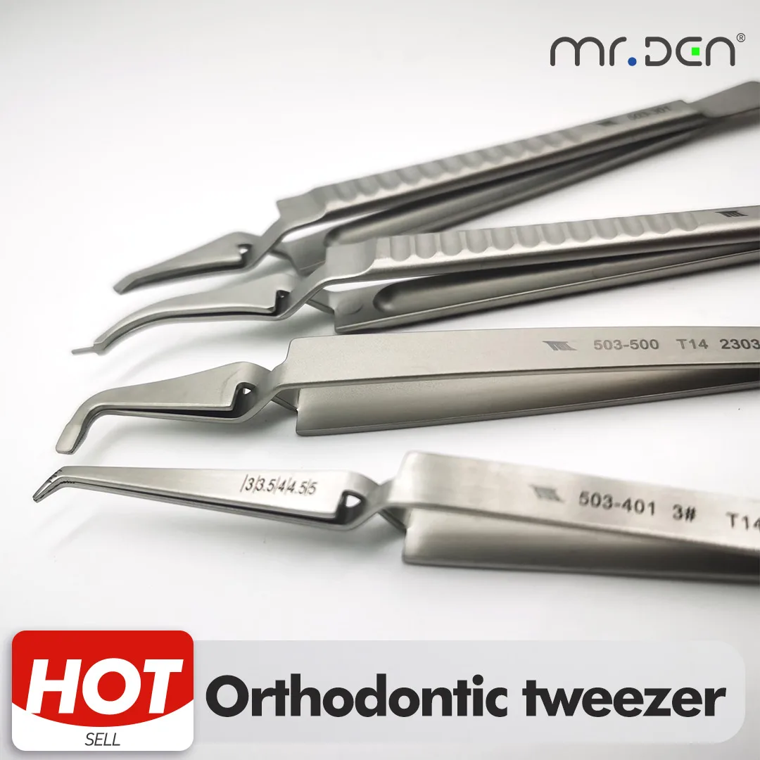 A Quality Dental Orthodontic Tweezers Lingual Button Muliti Functional  Buccal Tube Tweezer Fiber post Tweezer Dentistry Tools
