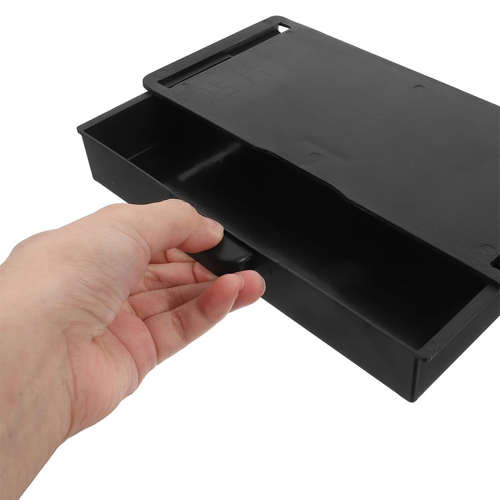 

2 Pcs under Table Storage Box Office Desk Kitchen Gadgets Draw Slider Organizer Organization Organiser Cabinet Plastic