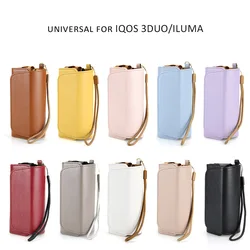 High-quality 10 Colors Universal Flip Bag for IQOS ILUMA Pouch Bag Holder Cover Wallet Leather Case for ICOS 3 Duo Accessories