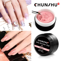 CHUNSHU Nails Tips Glue Gelpolish As Adhesive Base Coat UV LED Gel Nail Polish Acrylic Solution For Quick Builder Extension DIY