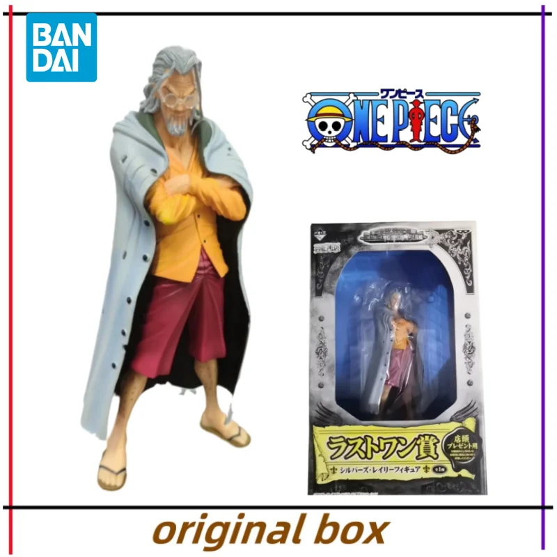 

Bandai Figure Model ONE PIECE Ichiban Kuji Silvers Rayleigh Anime Figures Toys Collectible Gift for Kids Genuine New Unopened