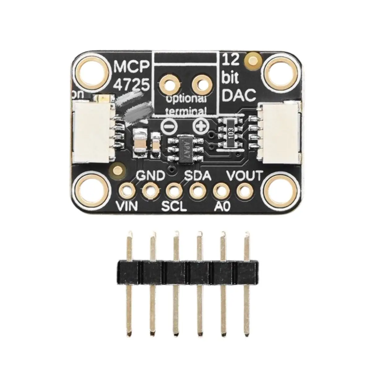 A49T MCP4725 12-Bit Digital-to-Analog Converter Module Splitter Board Interface Communication Module