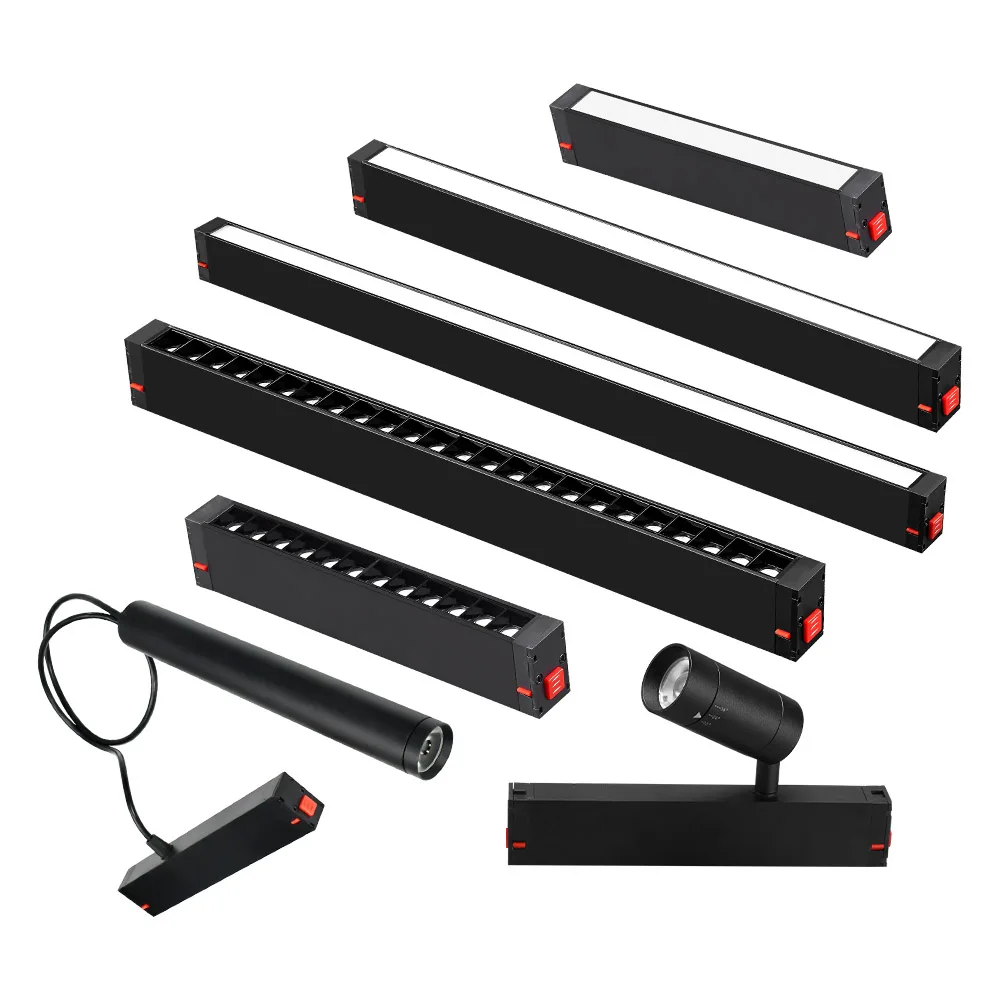 30W 40W 50W 60W 70W 80W Professional Supplier Customize Smart APP Blue tooth Dimmable LED Track Light Magnetic Track Light