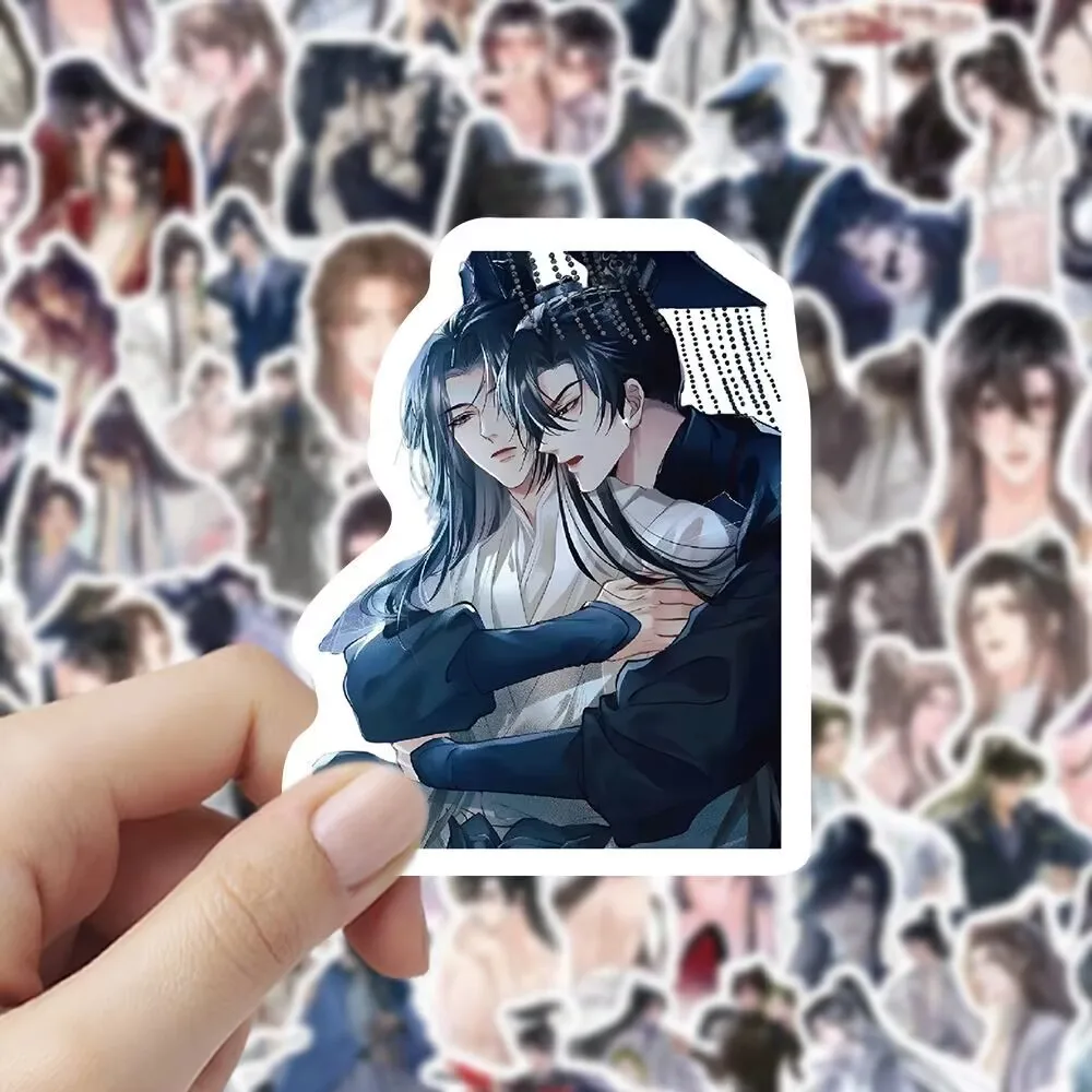 

Наклейки «Эрша и его белый кот-мастер» представляют собой декоративные предметы с персонажами аниме «Чу Ваннин и Мо Ран»