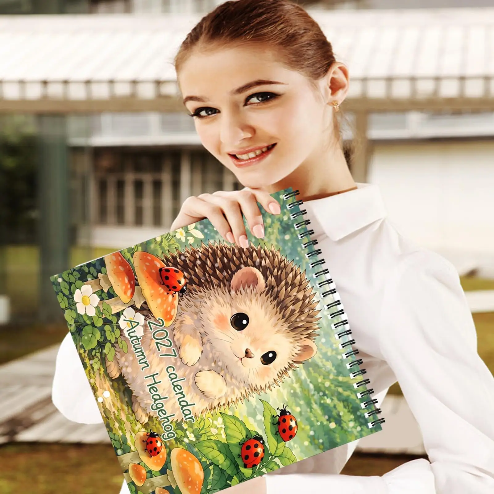 2027 Calendar Wall Hedgehog Wall Calendar Jan Dec 2027 Home Monthly Planner For Apartment Farmhouse Living Room Entryway Study